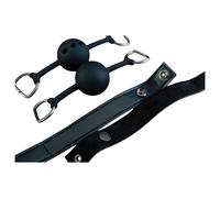 Sei Mio - set di gag ball - 2 pezzi (nero)