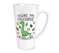 Sei My Favorito Erbivoro 483ml Grande Latte Tazza Dinosauro Vegano Vegetarian