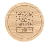 Sei My Favorito Figlio Stars Rotondo Tagliare Tagliere per Formaggio World's