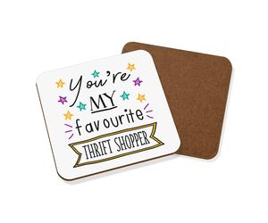 Sei My Favorito Risparmio Shopper Stars Sottobicchiere Divertente Shopping Mamma