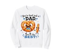 Sei Nodo Solo Un papà Pretzel Pun Father Felpa