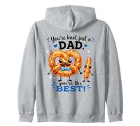 Sei Nodo Solo Un papà Pretzel Pun Father Felpa con Cappuccio
