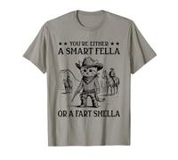 Sei o un amico intelligente o un gatto divertente con odore scoreggia Maglietta