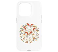 Sei oche A-Laying Twelve Days of Christmas Cute Adorable Custodia per iPhone 15 Pro