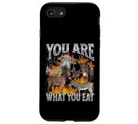 Sei quello che mangi Divertente Offensivo Donkey Meme Bootleg Custodia per iPhone SE (2020) / 7 / 8