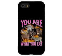 Sei quello che mangi Divertente Offensivo Donkey Meme Bootleg Custodia per iPhone SE (2020) / 7 / 8