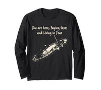 Sei Qui a pagare Le Tasse e Vivere nella Paura Via Lattea Galaxy Maglia a Manica