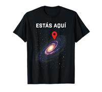 Sei Qui Via Lattea Spazio Universo Astronomia Regalo Maglietta
