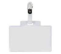SEI ROTA - 318007 - Portanome Pass 3 M - clip in metallo - senza cartoncino - 9,5 x 6 cm - Sei Rota - conf. 100 pezzi - 58890 - Conf. da 1 Pz. - 318007