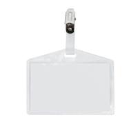 SEI ROTA - 318413 - Portanome Pass 3P - clip in metallo - senza cartoncino - 9,5 x 6 cm - PP - buccia - Sei Rota - conf. 10 pezzi - 90007 - Conf. da 1 Pz. - 318413