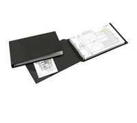 SEI ROTA - 34423010 - Raccoglitore Sanremo 2000 - 4 anelli a D 25 mm - dorso 4 cm - 42 x 30 cm (album) - nero - Sei Rota - 25425 - Conf. da 1 Pz. - 34423010