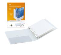 SEI ROTA - 36657501 - Raccoglitore personalizzabile Fly - 22 x 30 cm - 4 anelli a Q 65 mm - dorso 9 cm - bianco - Sei Rota - 74611 - Conf. da 1 Pz.