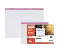 SEI ROTA - 410042 - Buste porta avvisi orizzontali - A3 - 42 x 30 cm - trasparente - Sei Rota - conf. 10 pezzi - 86630 - Conf. da 1 Pz. - 410042