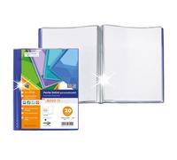 SEI ROTA - 57262007 - Portalistini Asso TI - personalizzabile - PP liscio - 15 x 21 cm - 20 buste - blu - Sei Rota - 100757 - Conf. da 1 Pz. - 57262007