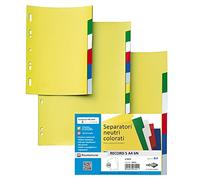 SEI ROTA - 580022 - Separatore Record S - 6 tasti - PP - 21 x 29,7 cm - A4 - multicolore - Sei Rota - 25671 - Conf. da 1 Pz. - 580022