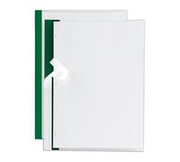 SEI ROTA - 66230505 - Cartellina per rilegatura Poli 200 - A4 - PP - trasparente buccia - dorso verde - Sei Rota - conf. 10 pezzi - 47742 - Conf. da 1 Pz. - 66230505