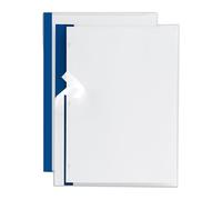 SEI ROTA - 66230507 - Cartelline Poli 200 - PPL - 21x29,7 cm - trasparente - dorso blu - Sei Rota - conf. 10 pezzi - 48070 - Conf. da 1 Pz. - 66230507