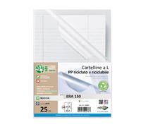 SEI ROTA - 662401 - Cartellina a L Era 150 - A4 - PP riciclato - buccia - Sei rota - conf. 25 pezzi - 94540 - Conf. da 1 Pz. - 662401