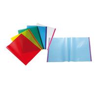SEI ROTA Coprilibro in PVC Liscio Trasparente Blu 50 X 31 cm
