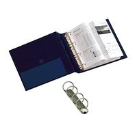 Sei Rota, Raccoglitore Stelvio, 4 anelli tondi 25 mm, dorso 3 cm, 22 x 30 cm, blu - 36254407