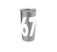 Sei sette 6 7 67 slang di Internet millenario Bicchiere termico in acciaio inox doppia parete