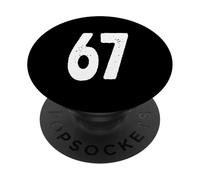 Sei sette 6 7 67 slang di Internet millenario PopSockets PopGrip Adesivo