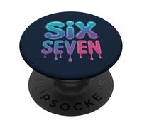 Sei sette gocciolamento 67 Punti Aura 6 7 Agricoltura dell'aura gergale 67 PopSockets PopGrip Adesivo