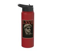 Sei sette meme LXVII Statua romana Virale Internet Trend 6 7 Stainless Steel Insulated Water Bottle