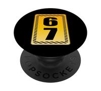 Sei sette segni gialli bambini Meme PopSockets PopGrip Adesivo