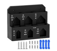 Sei slot da parete Mounted Organizer, Tool Storage Rack, Heavy Duty Steel Structure Supporting Equipment, Space Saving Workbench System, Utility Hanger, Garage Workshop Shed for Home Maintenance Setup