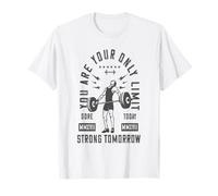 Sei Solo dolorante Oggi Forte Domani mascolinità Palestra Maglietta