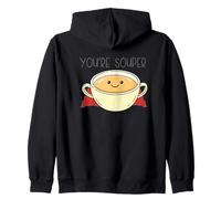 Sei Souper Adorabile Zuppa Cartone Animato Felpa con Cappuccio