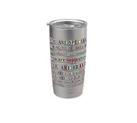 Sei speciale Sei forte Sei fantastico Sei amato Bicchiere termico in acciaio inox doppia parete
