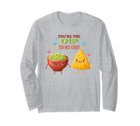 Sei The Dip To My Chip Guacamole Nacho Love Maglia a Manica