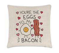 Sei The Uova To My Bacon Copricuscino Cuscino Valentines Ragazza Moglie