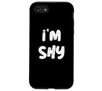 Sei timido Citazioni di testo divertenti Divertenti persone timide Hey I'm Shy Custodia per iPhone SE (2020) / 7/8