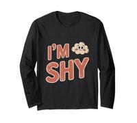 Sei timido Citazioni di Testo Divertenti Divertenti Persone timide Hey I'm Shy Maglia a Manica