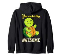 Sei Turtley Awesome Cute Turtle Felpa con Cappuccio