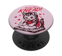 Sei tutto quello che impasto, simpatico e divertente gattino PopSockets PopGrip Adesivo