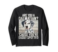 Sei Un Dalmata perché Sei Facilmente individuato Peloso Maglia a Manica