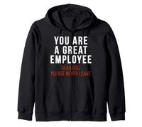 Sei Un Grande apprezzamento dei dipendenti Orgoglioso Boss Day Divertente Felpa con Cappuccio
