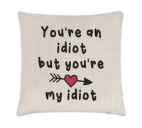 Sei Un Idiot But Sei My Copricuscino Cuscino Valentines Love Fidanzato