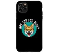Sei un vero animale, guardiano dello zoo, fauna selvatica, Bobcat Lynx? Custodia per iPhone 11 Pro Max
