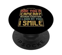 Sei una macchina fotografica? Ogni volta che ti guardo sorrido PopSockets PopGrip Adesivo