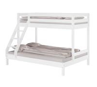 Sei varianti letto castello bianco 3 posti 140x200-90x200 solido V-60.18W-09-14