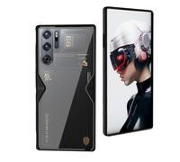 SEIAIYG Cover per Nubia Red Magic 9 Pro/9 Pro+, Custodia Leggero Tecnologia Ibrida PC/TPU Bumper Protective Case Antiurto Cover per Nubia Red Magic 9 Pro/9 Pro+, Black