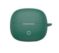 SEIAIYG Custodia Compatibile con Realme Buds Clip, Cover Protettiva in Silicone Antiurto e Antigraffio con Moschettone - Verde