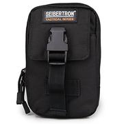 Seibertron Compact MOLLE EDC Pouch Utility Gadget Pouch portafoglio staccabile cordino per il collo 6,3 cm telefono cellulare borsa cintura marsupio nero