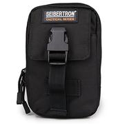 Seibertron Compatto Molle edc Sacchetto Pratico Gadget Raccoglitore del Sacchetto Staccabile Tracolla 6.3" Telefono Mobile della Borsa della Vita della Cinghia del Sacchetto Black