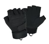 Seibertron Guanti Uomo Mezze Dita S.O.L.A.G Militari Neri,Tattici,d'assalto e Combattimento. (Nero, XS)